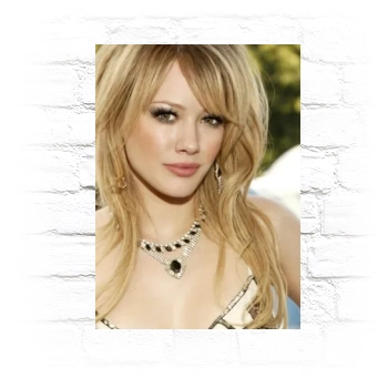 Hilary Duff Metal Wall Art