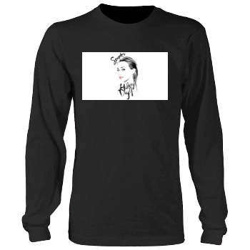 Hilary Duff Men's Heavy Long Sleeve TShirt