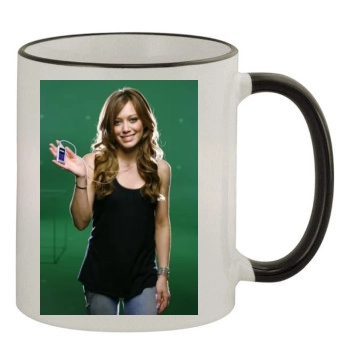 Hilary Duff 11oz Colored Rim & Handle Mug