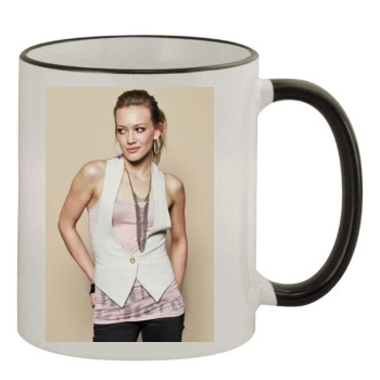 Hilary Duff 11oz Colored Rim & Handle Mug