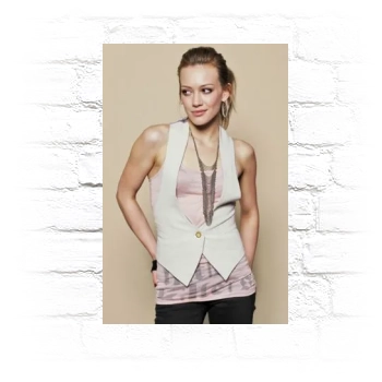 Hilary Duff Metal Wall Art