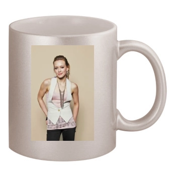 Hilary Duff 11oz Metallic Silver Mug