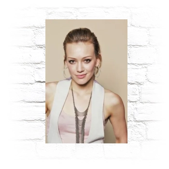 Hilary Duff Metal Wall Art