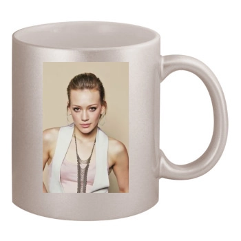 Hilary Duff 11oz Metallic Silver Mug