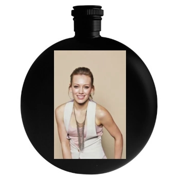 Hilary Duff Round Flask