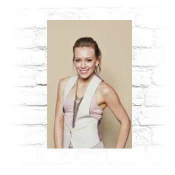 Hilary Duff Metal Wall Art