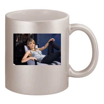 Hilary Duff 11oz Metallic Silver Mug