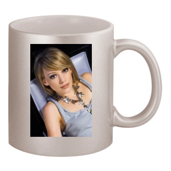 Hilary Duff 11oz Metallic Silver Mug