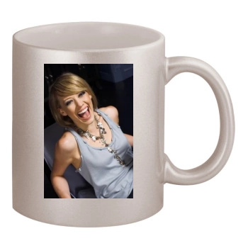 Hilary Duff 11oz Metallic Silver Mug