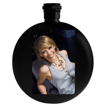 Hilary Duff Round Flask