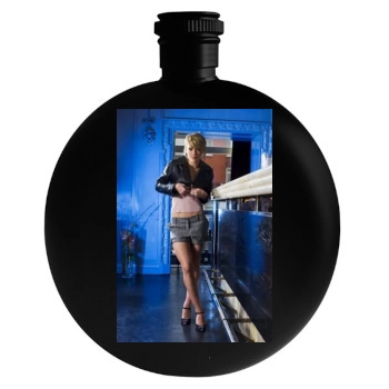 Hilary Duff Round Flask