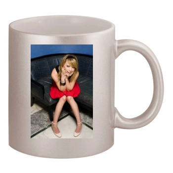 Hilary Duff 11oz Metallic Silver Mug