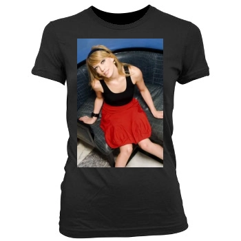 Hilary Duff Women's Junior Cut Crewneck T-Shirt