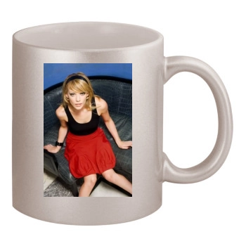 Hilary Duff 11oz Metallic Silver Mug