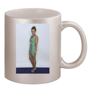 Hilary Duff 11oz Metallic Silver Mug