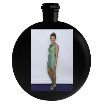 Hilary Duff Round Flask