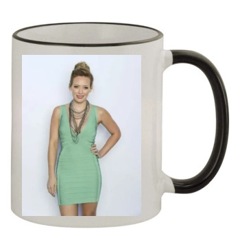 Hilary Duff 11oz Colored Rim & Handle Mug