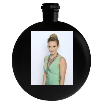 Hilary Duff Round Flask