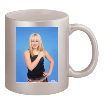 Hilary Duff 11oz Metallic Silver Mug