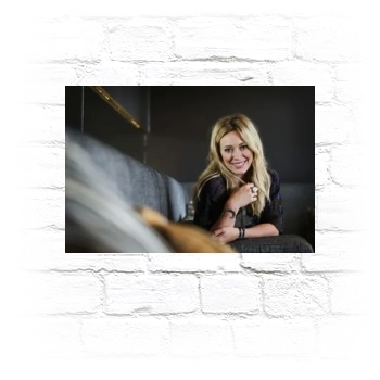 Hilary Duff Metal Wall Art