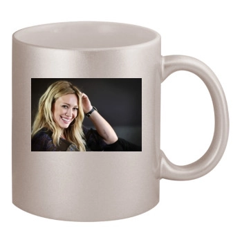 Hilary Duff 11oz Metallic Silver Mug