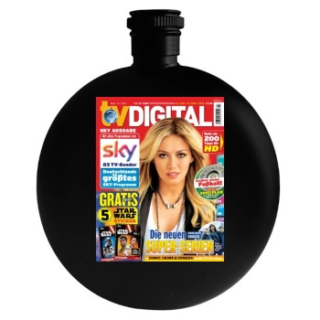 Hilary Duff Round Flask