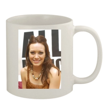 Hilary Duff 11oz White Mug