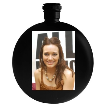 Hilary Duff Round Flask