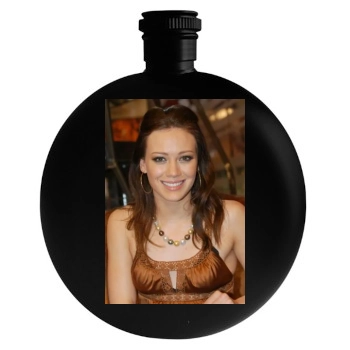 Hilary Duff Round Flask