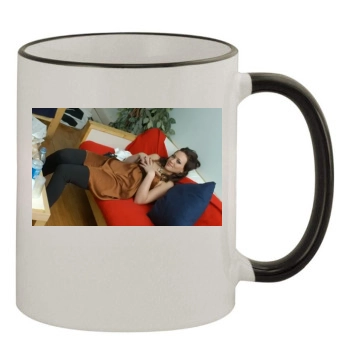 Hilary Duff 11oz Colored Rim & Handle Mug