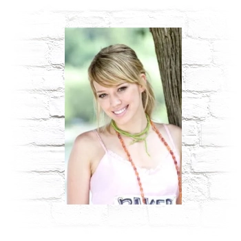 Hilary Duff Metal Wall Art