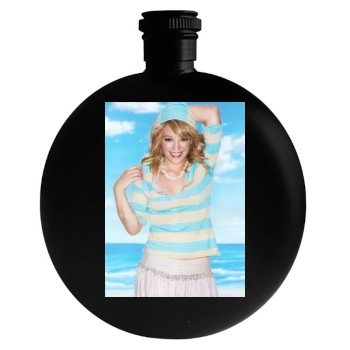 Hilary Duff Round Flask