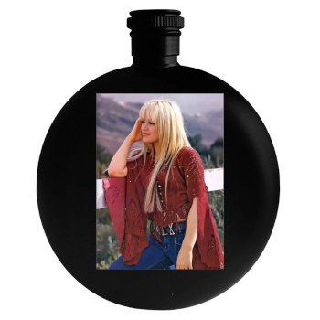 Hilary Duff Round Flask