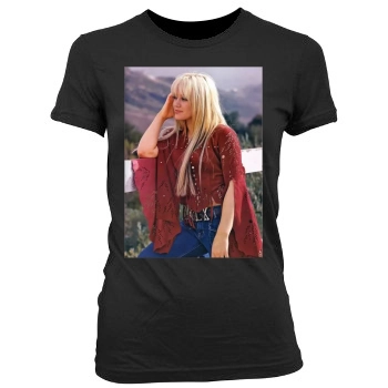 Hilary Duff Women's Junior Cut Crewneck T-Shirt