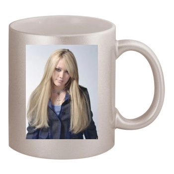 Hilary Duff 11oz Metallic Silver Mug