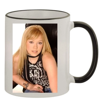 Hilary Duff 11oz Colored Rim & Handle Mug