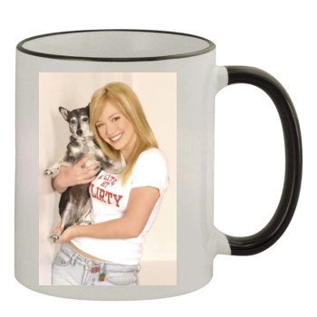 Hilary Duff 11oz Colored Rim & Handle Mug