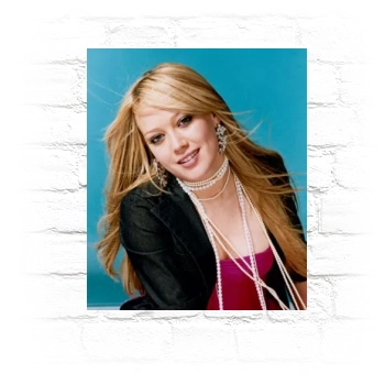 Hilary Duff Metal Wall Art