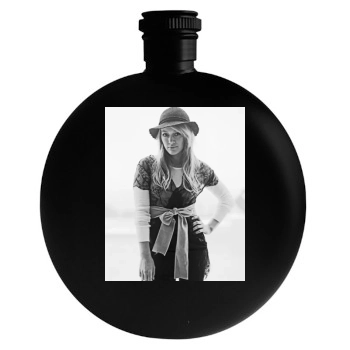 Hilary Duff Round Flask