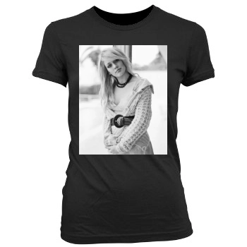 Hilary Duff Women's Junior Cut Crewneck T-Shirt