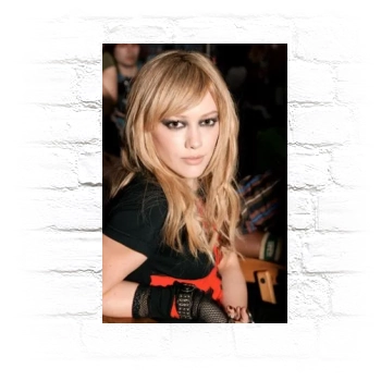 Hilary Duff Metal Wall Art