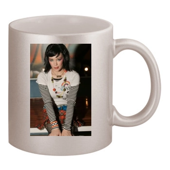 Hilary Duff 11oz Metallic Silver Mug