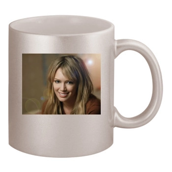 Hilary Duff 11oz Metallic Silver Mug