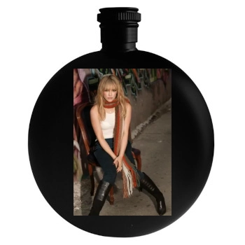 Hilary Duff Round Flask