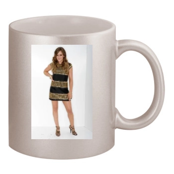 Hilary Duff 11oz Metallic Silver Mug