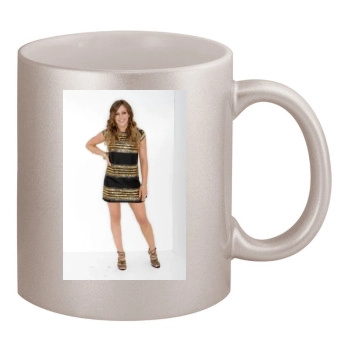 Hilary Duff 11oz Metallic Silver Mug