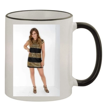 Hilary Duff 11oz Colored Rim & Handle Mug