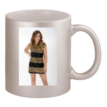 Hilary Duff 11oz Metallic Silver Mug