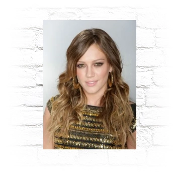 Hilary Duff Metal Wall Art