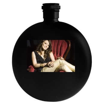 Hilary Duff Round Flask